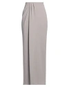 Elisabetta Franchi Woman Maxi Skirt Light Grey Size 8 Polyester In Grey