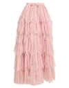 Elisabetta Franchi Woman Maxi Skirt Pink Size 4 Polyester, Polyamide