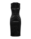 Elisabetta Franchi Woman Midi Dress Black Size 10 Polyamide, Elastane In Black
