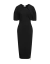 Elisabetta Franchi Woman Midi Dress Black Size 10 Viscose, Polyester
