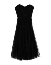 Elisabetta Franchi Woman Midi Dress Black Size 4 Polyamide In Black