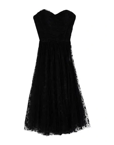 Elisabetta Franchi Woman Midi Dress Black Size 4 Polyamide