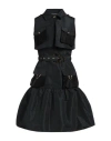 Elisabetta Franchi Woman Midi Dress Black Size 4 Polyester, Viscose, Polyamide