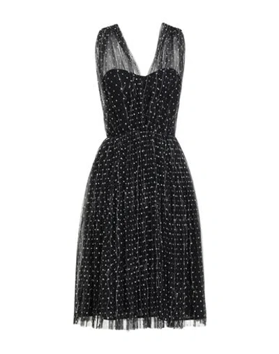 Elisabetta Franchi Woman Midi Dress Black Size 6 Polyester