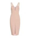 Elisabetta Franchi Woman Midi Dress Blush Size 4 Polyamide, Elastane In Pink