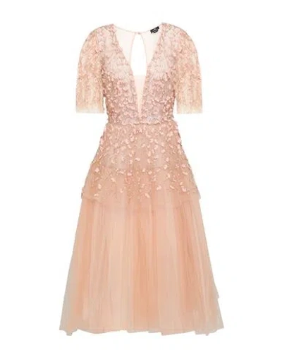 Elisabetta Franchi Woman Midi Dress Blush Size 4 Polyamide, Polyester In Pink