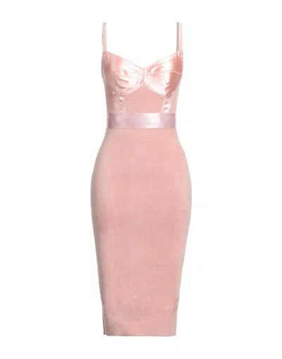 Elisabetta Franchi Midi Dresses In Pink