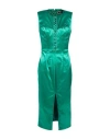 Elisabetta Franchi Woman Midi Dress Emerald Green Size 4 Polyamide, Elastane
