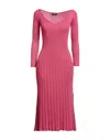 Elisabetta Franchi Midi Dresses In Pink