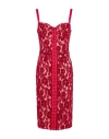 Elisabetta Franchi Woman Midi Dress Garnet Size 4 Polyamide