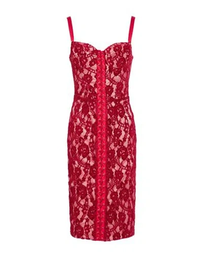 Elisabetta Franchi Woman Midi Dress Garnet Size 4 Polyamide