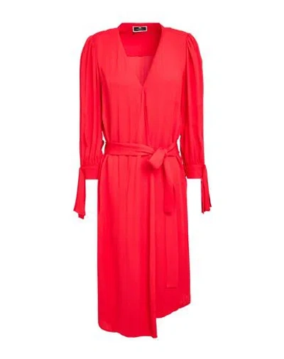 Elisabetta Franchi Woman Midi Dress Red Size 6 Viscose