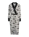 Elisabetta Franchi Woman Midi Dress White Size 4 Viscose, Silk, Elastane In White
