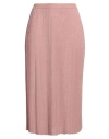 Elisabetta Franchi Woman Midi Skirt Antique Rose Size 8 Viscose, Polyester In Pink