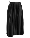 Elisabetta Franchi Woman Midi Skirt Black Size 10 Viscose In Black