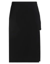 Elisabetta Franchi Woman Midi Skirt Black Size 2 Polyester, Elastane In Black