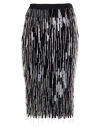 Elisabetta Franchi Woman Midi Skirt Black Size 4 Polyamide In Black