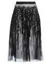 Elisabetta Franchi Woman Midi Skirt Black Size 6 Polyamide