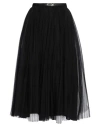 Elisabetta Franchi Woman Midi Dress Black Size 6 Polyamide, Viscose In Black