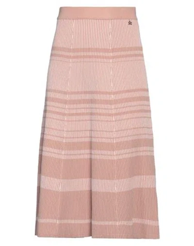 Elisabetta Franchi Woman Midi Skirt Blush Size 2 Viscose, Polyester In Pink