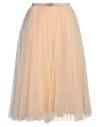 Elisabetta Franchi Woman Midi Skirt Blush Size 4 Polyamide, Polyester In Pink