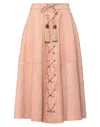 Elisabetta Franchi Midi Skirts In Blush