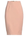 Elisabetta Franchi Woman Midi Skirt Blush Size 4 Polyester, Elastane In Pink