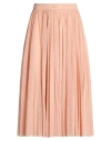 Elisabetta Franchi Woman Midi Skirt Blush Size 8 Polyamide, Elastane In Pink
