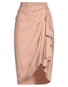 Elisabetta Franchi Woman Midi Skirt Blush Size 8 Silk In Pink