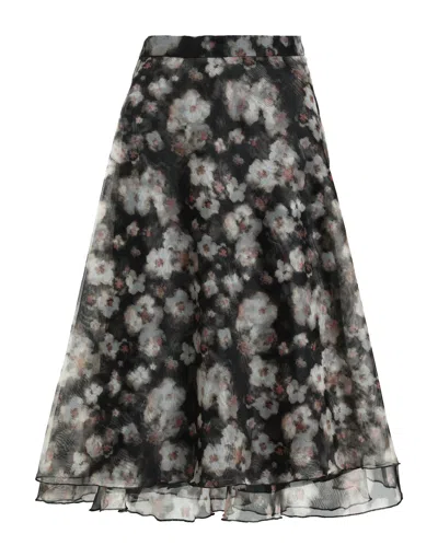 Elisabetta Franchi Midi Skirts In Grey