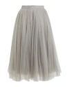 Elisabetta Franchi Midi Skirts In Dove Grey