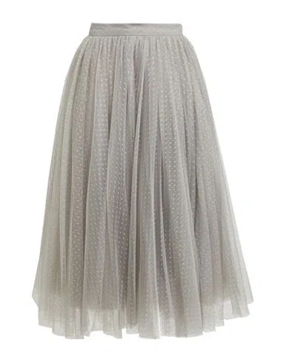 Elisabetta Franchi Midi Skirts In Dove Grey