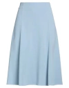 Elisabetta Franchi Woman Midi Skirt Light Blue Size 4 Viscose, Acetate, Elastane In Blue