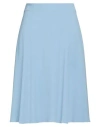 Elisabetta Franchi Woman Midi Skirt Light Blue Size 4 Viscose, Acetate, Elastane In Blue