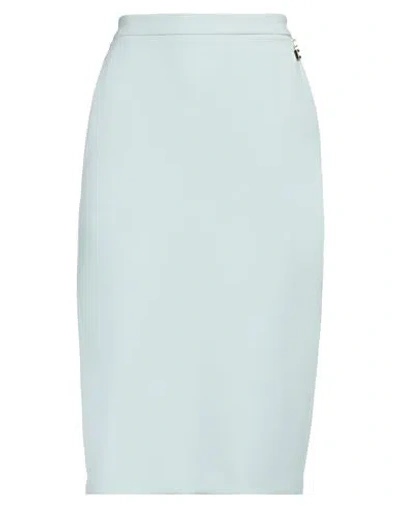 Elisabetta Franchi Woman Midi Skirt Light Green Size 10 Polyester, Elastane In Green
