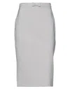 Elisabetta Franchi Midi Skirts In Light Grey