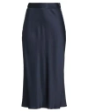 Elisabetta Franchi Woman Midi Skirt Midnight Blue Size 8 Acetate, Viscose