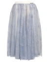 Elisabetta Franchi Woman Midi Skirt Pastel Blue Size 4 Polyester