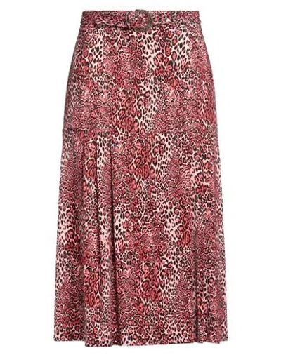 Elisabetta Franchi Woman Midi Skirt Pink Size 4 Viscose, Elastane, Polyester
