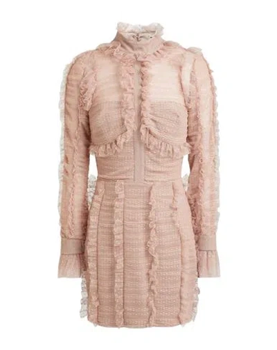 Elisabetta Franchi Woman Mini Dress Antique Rose Size 4 Polyester In Pink