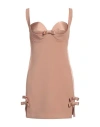 Elisabetta Franchi Woman Mini Dress Antique Rose Size 6 Polyester, Elastane, Acetate, Viscose In Pink