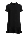 Elisabetta Franchi Woman Mini Dress Black Size 10 Polyamide, Cotton In Black