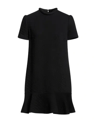 Elisabetta Franchi Woman Mini Dress Black Size 10 Polyamide, Cotton