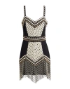 Elisabetta Franchi Woman Mini Dress Black Size 10 Polyamide, Elastane, Polyester