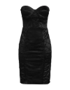 Elisabetta Franchi Woman Mini Dress Black Size 12 Acetate, Polyamide, Elastane