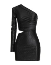 Elisabetta Franchi Woman Mini Dress Black Size 2 Polyamide, Elastane