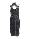 Elisabetta Franchi Short Dresses In Black