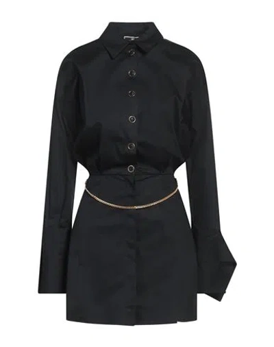 Elisabetta Franchi Woman Mini Dress Black Size 4 Cotton, Elastane