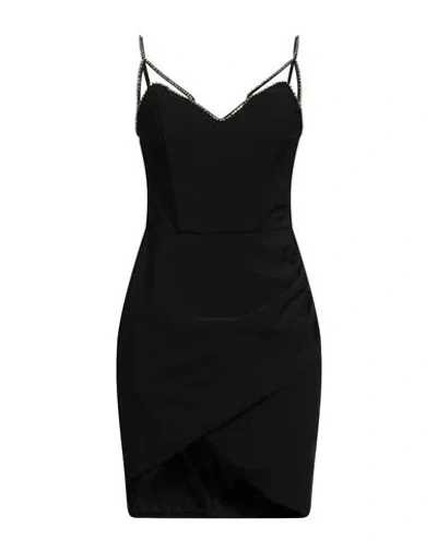 Elisabetta Franchi Woman Mini Dress Black Size 4 Polyamide, Elastane