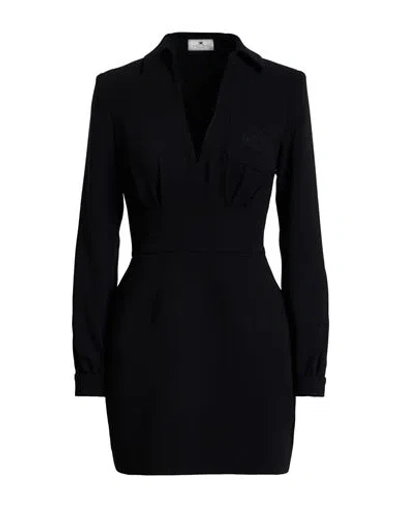 Elisabetta Franchi Woman Mini Dress Black Size 4 Polyester